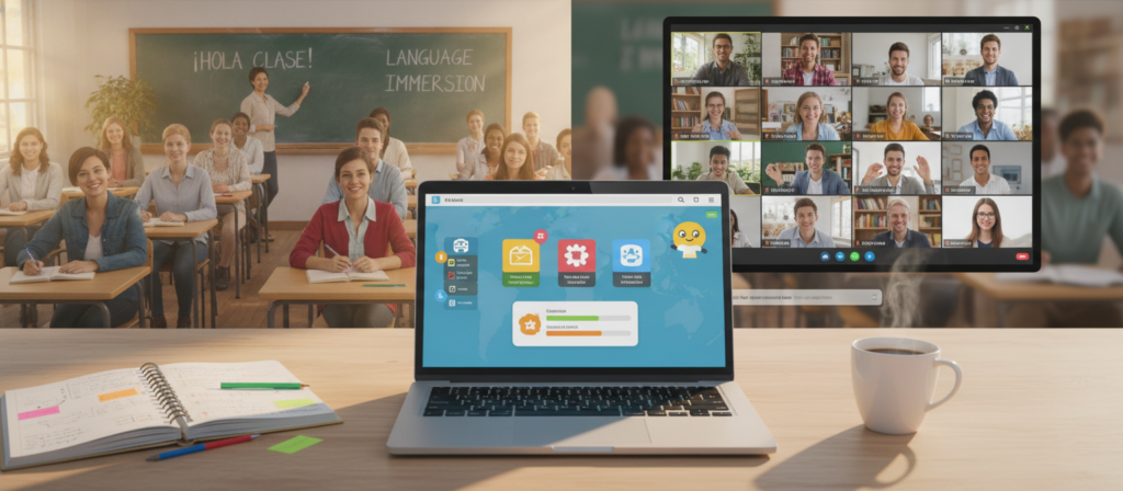 Online Sprachunterricht Vorteile
