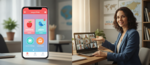 Sprachlern-App oder Online-Lehrer: Was ist besser?