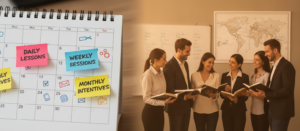 language lessons per week