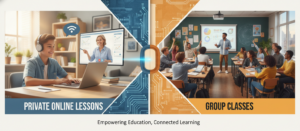 private vs group language lessons